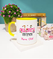 Okul Öncesi Öğretmeni Kupa Bardak Sarı