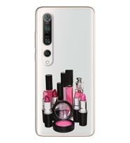Makyaj Tasarımlı Süper Şeffaf Silikon Telefon Kılıfı Xiomai Mi10-pro