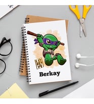 Ninja Kaplumbağalar Defteri Kişiye Özel