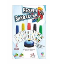 Neşeli Bardaklar Akıl Oyunu - Renkli Bardaklar Pratik Bardaklar