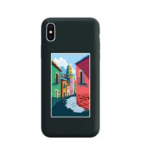 Siyah Lansman Kılıf iPhone XS Max