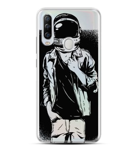 Kılıfland General Mobile GM 20 Pro Kılıf Silikon Resimli Kapak Astronaut Rock Stok 264
