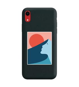 Siyah Lansman Telefon Kılıfı Iphone XR