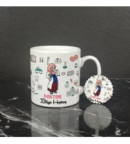 Doktor Hediye Kupa Bardak ve Anahtarlık Set