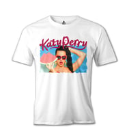 Katy Perry - California Gurls Beyaz Erkek Tshirt