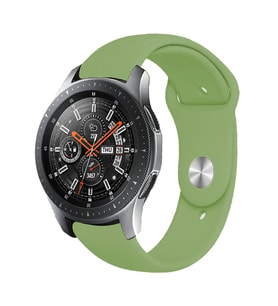 BİPOWER Samsung Watch 20mm KRD19 Classic Silikon Kordon (Yeşil)