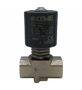 Ütü Solenoid Valf 3/8 (2 Yollu-Konik) / 9013