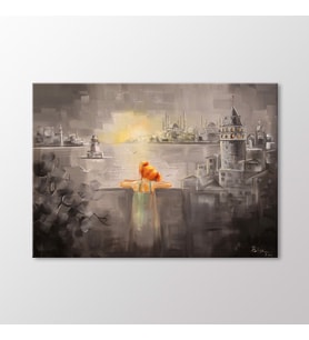 Arty Tablo İstanbulu Seyrediyorum Tablo (Karışık)