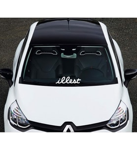 İllest Araba Araç Ön Cam Sticker Yapıştırma