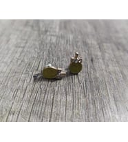 Hdmarketim Dondurma Figürlü Swarovski Taşlı Sarı Küçük Küpe