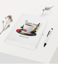 BK Gift Kişiye Özel İngilizce Öğretmeni Temalı Beyaz Defter Kalem Hediye Seti - 8