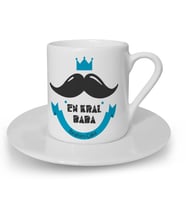 BK Gift Kişiye Özel Babalar Günü Temalı Türk Kahvesi Fincanı 15521