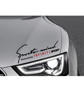 INFINITI Mind Kaput Üzerinde Araba Sticker Yapıştırması