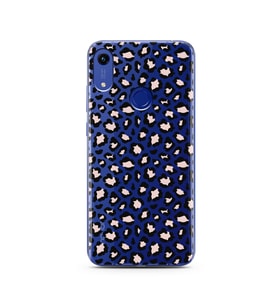 Leopar Tasarımlı Süper Şeffaf Silikon Telefon Kılıfı Huawei Honor 8A