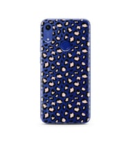 Leopar Tasarımlı Süper Şeffaf Silikon Telefon Kılıfı Huawei Honor 8A