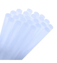 Sıcak Silikon Çubuğu 1 KG 11MM-30CM Mum Silikon Kalın Uç Şeffaf