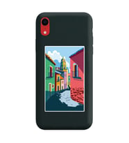 Siyah Lansman Telefon Kılıfı Iphone XR