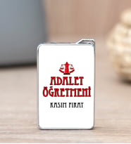 Adalet Öğretmeni İsme Özel Çakmak