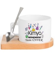 Kimya Mühendisi  FİNCAN Seti (Beyaz)