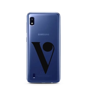 Samsung A10 Harf Tasarımlı Telefon Kılıfı V-Harfi 