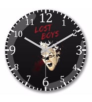 The Lost Boys Duvar Saati Bombeli Gercek Cam