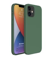 Microsonic Apple iPhone 12 Kılıf Groovy Soft Koyu Yeşil