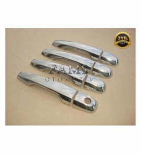 Mitsubishi L200 Krom Kapı Kolu Seti 4 Kapı 2005-2014 P.ÇELİK (TRITON)