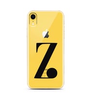 Iphone XR Harf Tasarımlı Telefon Kılıfı Z-Harfi 