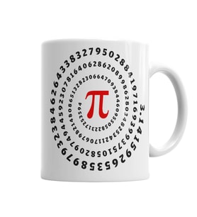 Pi Sayısı  Kupa Bardak Porselen