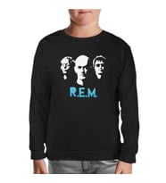 R.E.M Siyah Çocuk Sweatshirt