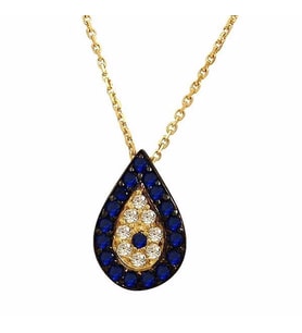 Melek Kanadı Kolye 2,66 Gram 14 Ayar Altın (Sarı)