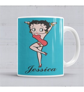 Betty  Boop Kupa Bardak Porselen