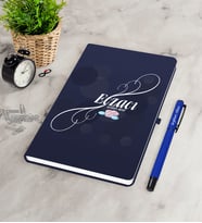 BK Gift Kişiye Özel Eczacı Lacivert Defter Kalem Seti-8
