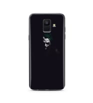 Joker Tasarım Süper Şeffaf Silikon Telefon Kılıfı Samsung A6 (2018)