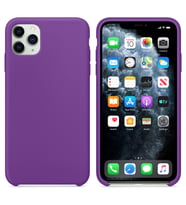 Microsonic Apple iPhone 11 Pro Max (6.5'') Kılıf Liquid Lansman Silikon Mor