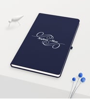 BK Gift Kişiye Özel İsimli Lacivert Defter - 3