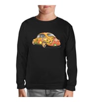 Bugs in Color Siyah Çocuk Sweatshirt