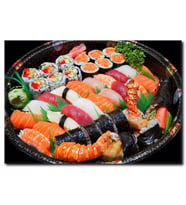 Sushi Karnavalı Temalı Kanvas Tablo DZ-1034