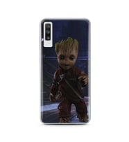 Baby Groot Tasarım Süper Şeffaf Silikon Telefon Kılıfı Samsung A70