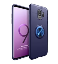 Microsonic Samsung Galaxy S9 Plus Kılıf Kickstand Ring Holder Lacivert