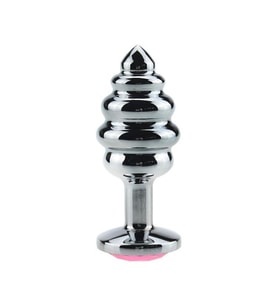 Lilitu Shop Mücevher Taşlı Paslanmaz Çelik Boğumlu Tıkaç (Plug)