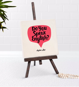 BK Gift Kişiye Özel İngilizce Öğretmeni Şovaleli Doğal Taş-14 (Beyaz)