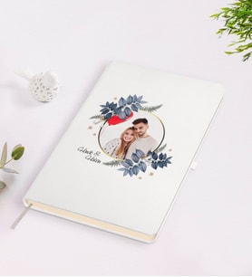 BK Gift Kişiye Özel Sevgililer Günü Temalı İsimli Fotoğraflı Beyaz Defter-34