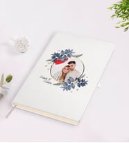 BK Gift Kişiye Özel Sevgililer Günü Temalı İsimli Fotoğraflı Beyaz Defter-34