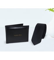 BK Gift Kişiye Özel Cüzdan ve Kravat Hediye Seti