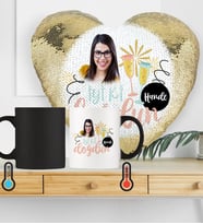 BK Gift Kişiye Özel İyi Ki Doğdun Sihirli Set 2 Altın Yaldız