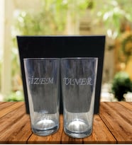 Kişiye Özel İsim Baskılı Rakı Bardağı 2 Adet