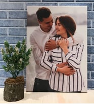 Kişiye Özel Fotoğraflı Kanvas Tablo, Baskılı Hediye Tablo, Seni Seviyorum Hediyesi
