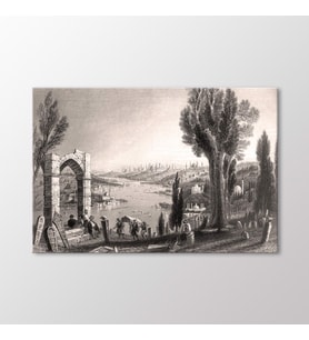 Arty Tablo Eyüp Mezarlığı'ndan Haliç Tablo (Karışık)