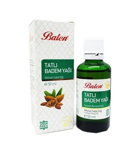 Balen Soğuk Pres Tatlı Badem Yağı 50 ml